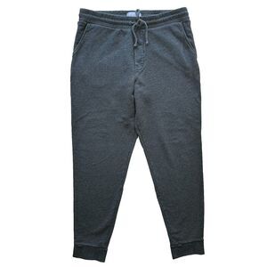 Mott & Bow The French Terry Sweatpants Hooper Size L Large Dark Gray